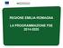 REGIONE EMILIA-ROMAGNA LA PROGRAMMAZIONE FSE