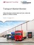 Transport Market Monitor