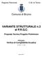 VARIANTE STRUTTURALE n.3 al P.R.G.C.