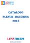 CATALOGO PLENUM MACCHINA 2016