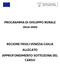 PROGRAMMA DI SVILUPPO RURALE REGIONE FRIULI VENEZIA GIULIA ALLEGATO APPROFONDIMENTO SOTTOZONA DEL CARSO