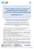 AVVISO PUBBLICO PER IL RILASCIO DI AUTORIZZAZIONE A ESERCITARE L ATTIVITÀ DI VISITE GUIDATE SUBACQUEE ANNUALITA 2017