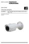 Guida Utente. Telecamere analogiche. 1/3 CCD Bullet Camera AFZ 3,8~38mm ICR 35 IR LED 700L ext. adj. GCA-B2357T