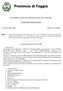 Provincia di Foggia DETERMINAZIONE DEL RESPONSABILE DEL SETTORE. Formazione Professionale. n. 4124/10 Reg. Deter. Foggia, 15/12/2009