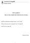 REGOLAMENTO PER LAVORI, FORNITURE E SERVIZI IN ECONOMIA. Approvato con deliberazione del Consiglio Comunale nr. 29 del