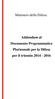 Ministero della Difesa. Addendum al Documento Programmatico Pluriennale per la Difesa per il triennio