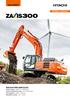 Serie ZAXIS-6 ESCAVATORE IDRAULICO