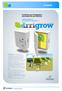 NOME CODICE DESCRIZIONE. IRRIGROW-C IRRIGROW ALIMENTAZIONE 230VAC - incluso comando 9 valvole 24VAC e comando pompa.