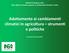 Adattamento ai cambiamenti climatici in agricoltura strumenti e politiche