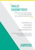 ANALISI RADIOMETRICHE. Misure di caratterizzazione radiologica per la rilevazione di radionuclidi naturali e artificiali in ogni tipo di matrice