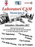 Laboratori CAM. Municipio 8. Settembre / Dicembre 2017