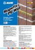 Mapefix PE Wall. Fissaggio chimico per murature e carichi leggeri