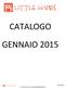 CATALOGO GENNAIO 2015