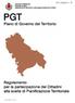 REGOLAMENTO PER LA PARTECIPAZIONE DEI CITTADINI ALLE SCELTE DI PIANIFICAZIONE TERRITORIALE