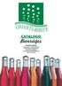 CATALOGO. Beverages CHIANTI BIBITE