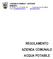 REGOLAMENTO AZIENDA COMUNALE ACQUA POTABILE