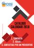 CATALOGO CALENDARI 2018