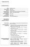 CURRICULUM VITAE INFORMAZIONI PERSONALI. Squillacioti Antonio Data di nascita 06/05/1952. Numero telefonico dell ufficio. Fax dell ufficio