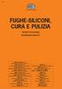 FUGHE-SILICONI, CURA E PULIZIA