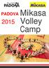 PA P D A O D V O A V Mikasa 2015 Vol o lle l y Camp