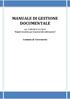 MANUALE DI GESTIONE DOCUMENTALE