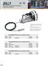 COMPLYING WITH. PER SERRANDE CON PALO ø 48 mm E MOLLE Ø 200 mm. JOLLY 20 con elettrofreno (irreversibile)