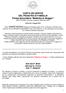 CARTA DEI SERVIZI DEL PEDIATRA DI FAMIGLIA Forma Associativa Medicina in Gruppo (DPR 272/2000 e Accordo Integrativo Regionale 2007)