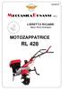 03/2015 LIBRETTO RICAMBI. Spare Parts Catalogue MOTOZAPPATRICE RL 428