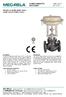 VALVOLE A GLOBO SERIE L20-D1 GLOBE VALVES SERIES L20-D1