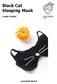 Black Cat Sleeping Mask