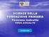 SCIENZE DELLA FORMAZIONE PRIMARIA Tirocinio indiretto TERZA ANNUALITA