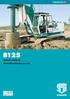 B125 Hydraulic piling rig. Attrezzatura idraulica per pali IE D C E R T