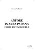 ANFORE IN AREA PADANA COME RICONOSCERLE