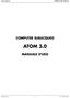 MANUALE D'USO ATOM 3.0 COMPUTER SUBACQUEO ATOM 3.0 MANUALE D'USO