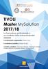 TIVOLI Master MySolution 2017/18