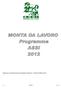 Approvato con Determinazione del Segretario Generale n. 169 del 29 febbraio 2012