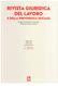RIVISTA GIURIDICA DEL LAVORO E DELLA PREVIDENZA SOCIALE