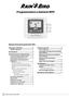 Rain+Birdt. Programmatore a batteria WPX. Manuale utente del programmatore WPX. Comandi e indicatori... 2 Modalità operative... 2