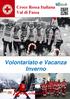 Volontariato e Vacanza Inverno