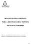 REGOLAMENTO COMUNALE PER LA DISCIPLINA DELL IMPOSTA MUNICIPALE PROPRIA