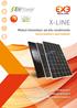 X-LINE. Moduli fotovoltaici ad alto rendimento. 15 d i. monocristalline e policristalline