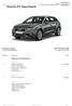 Nuova A3 Sportback. Nuova A3 Sportback. Audi Configurator. Motore. Esterni. Interni. Prodotto nr. Descrizione Prezzo
