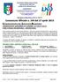 Comunicato Ufficiale n. 104 del 17 aprile 2015 COMUNICAZIONI DEL COMITATO REGIONALE
