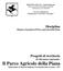 Disciplina Allegato al progetto di Parco agricolo della Piana