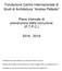 Fondazione Centro Internazionale di Studi di Architettura Andrea Palladio. Piano triennale di prevenzione della corruzione (P.T.P.C.