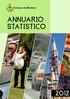 ANNUARIO STATISTICO 2012