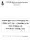 REGOLAMENTO COMUNALE PER L'ESERCIZIO DEL COMMERCIO SU AREE PUBBLICHE IN FORMA ITINERANTE