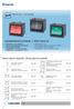 Serie A4 / A4 series. Caratteristiche principali / Main features. Schemi elettrici disponibili - Wiring diagrams available. Luminoso o non luminoso