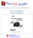 Il tuo manuale d'uso. CANON POWERSHOT SX20 IS