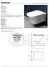 CABO Ø2,5 Ø5,5 5,5 13,5 34,5 Ø10,5 36,5. schede tecniche sanitari / sanitary - ware technical data sheets